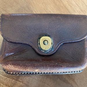 Vintage original 1948 US Army leather belt pouch